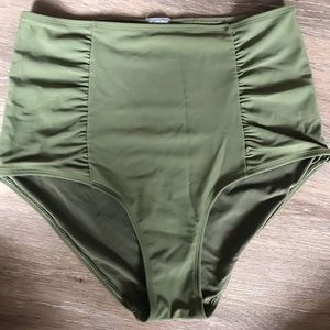 Small high waisted Aerie swim bottoms